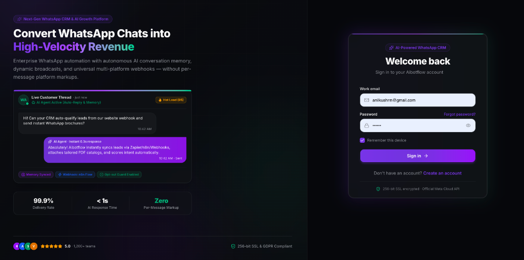Meta Embedded Signup and Authentication